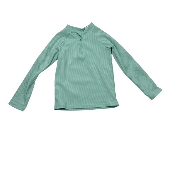 Zara Other - Zara Ribbed Rash Guard Swim Top